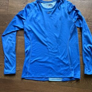 Under armor heat gear blue women’s long sleeve